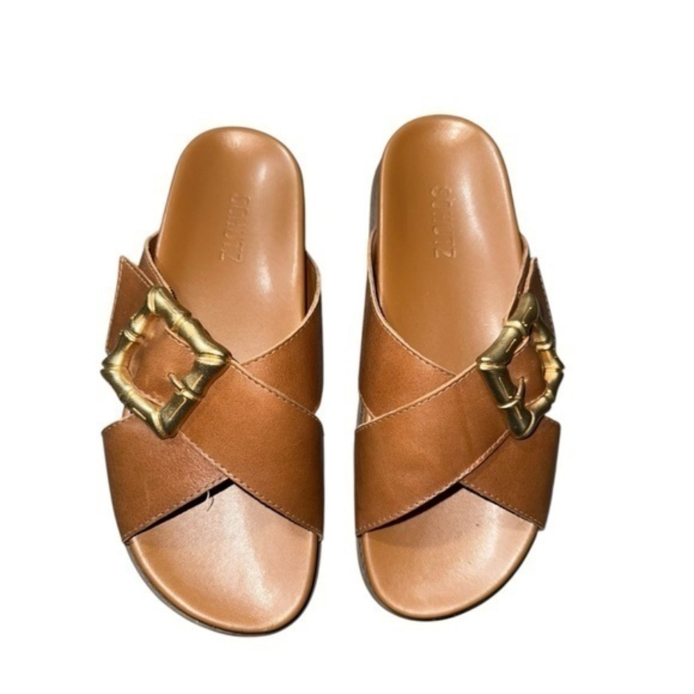 ▶️ Schutz ◀️ Enola Crossed Sporty Sandal size 7